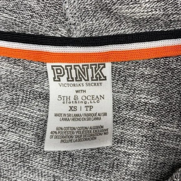 PINK Victoria’s Secret Giants Grey Zip Up Hoodie XS - Picture 9 of 9